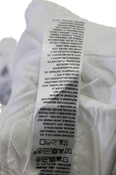Levi Strauss & Co Womens Cotton Skinny Straight Leg Denim Jeans White Size 24