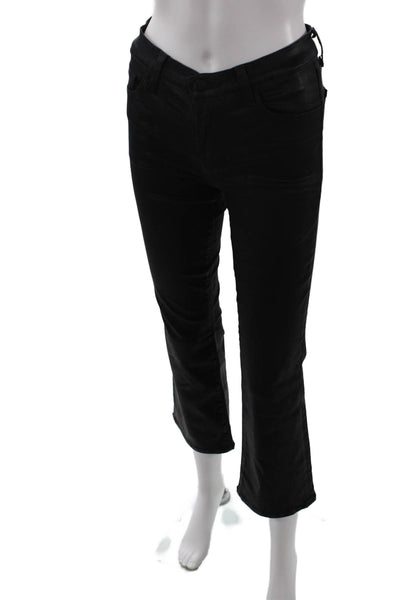 Monrow Womens Animal Print Sweatpants Gray Black Cotton Size Medium