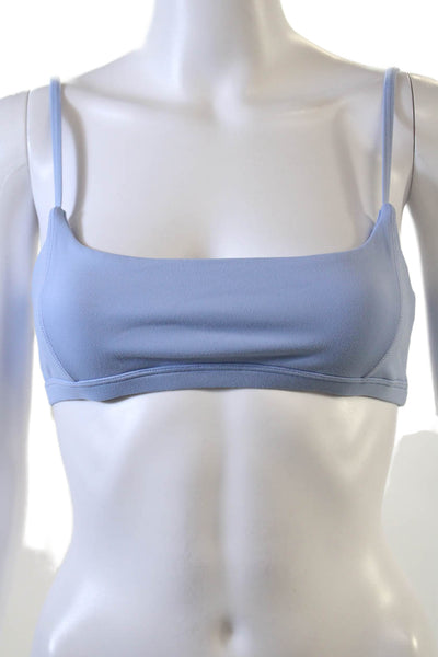 We Wore What Womens Pull On Camisole Bra Top Powder Blue Size Small