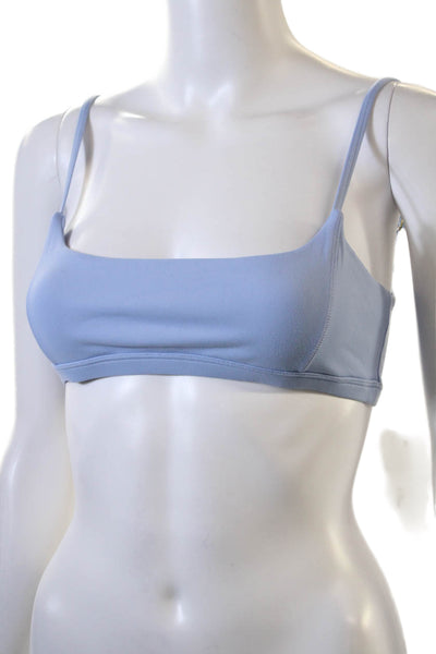 We Wore What Womens Pull On Camisole Bra Top Powder Blue Size Small