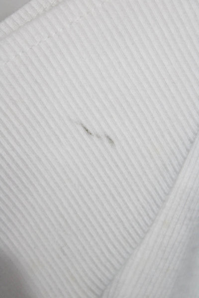 Lioness Womens Short Sleeves Dont Blame Me Mid Calf White Cotton Size Small