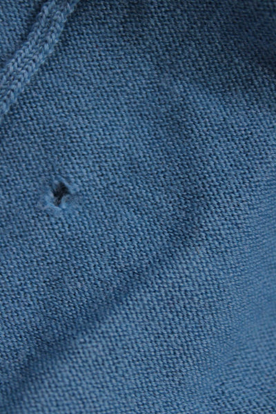Rag & Bone Womens Wool Long Sleeve Knit Pullover Top Blue Size 6