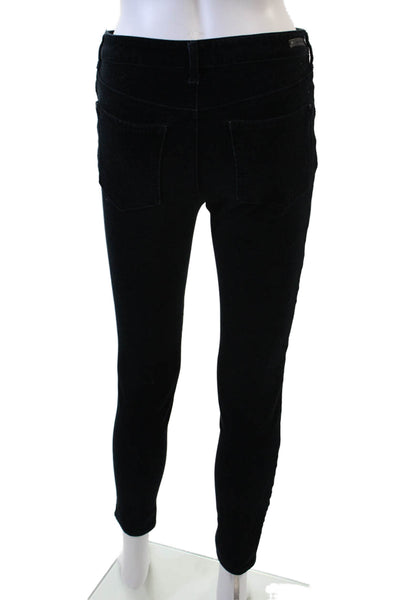 Pilcro and the Letterpress Anthropologie Womens Skinny Leg Pants Black Size 27