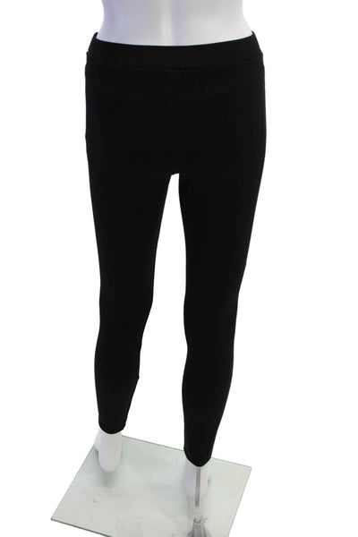 Ella Moss Womens Elastic Waistband Lined Skinny Leg Pants Black Size XS