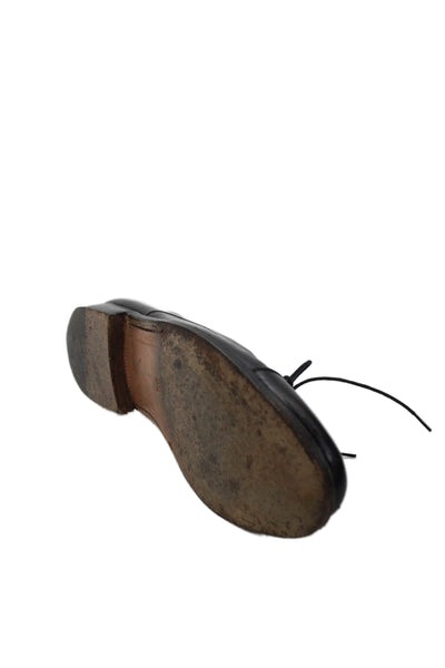 Cole Haan Mens Leather Lace Up Oxford Dress Shoes Black Size 8.5 Medium