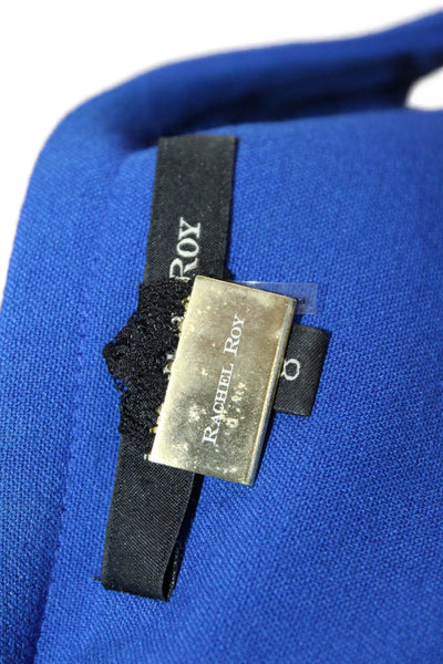 Rachel Roy Womens Sleeveless Knee Length Shift Dress Cobalt Blue Size 8