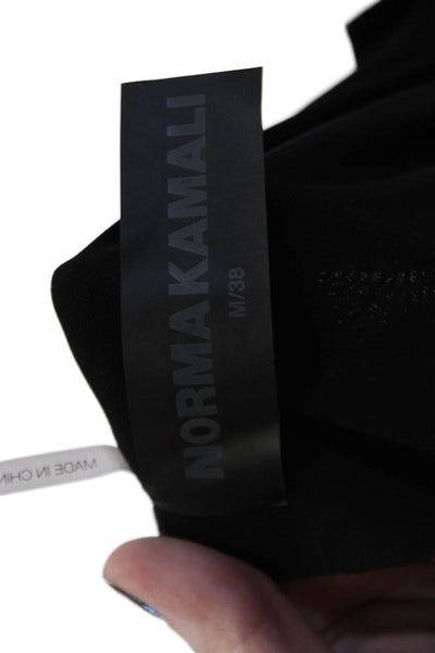 Armani Jeans Elastic Waistband High Rise Straight Linen Pants Brown Size 10