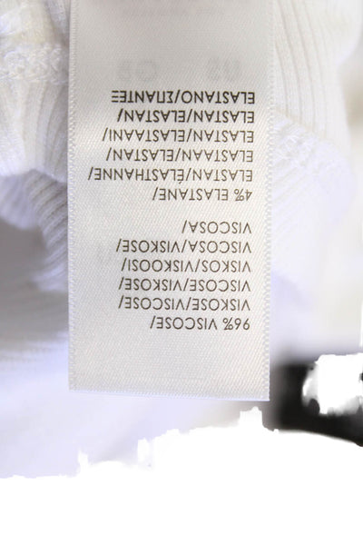 Liverpool Los Angeles Womens Long Sleeve Button-Up Henley Top White Size XS