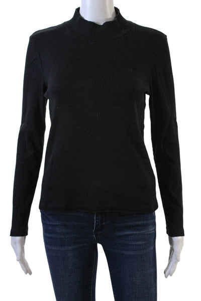 Lauren Ralph Lauren Womens Ribbed Turtleneck Sweater Black Size Petite
