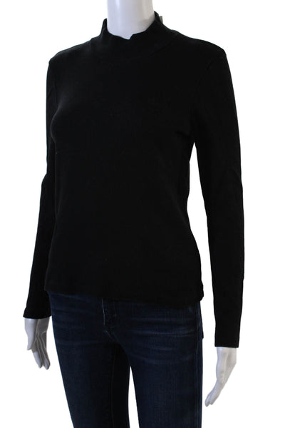 Lauren Ralph Lauren Womens Ribbed Turtleneck Sweater Black Size Petite