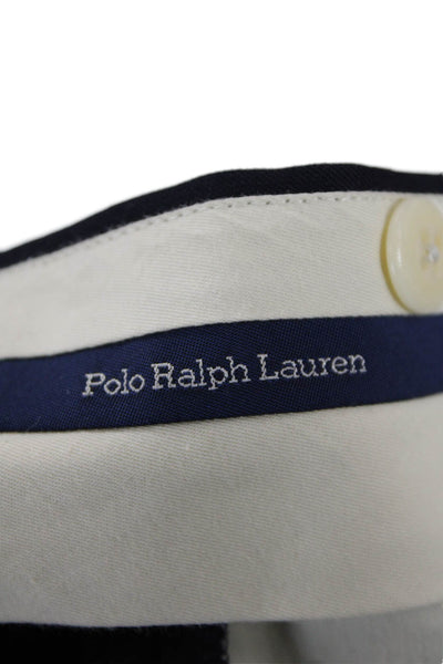 Polo Ralph Lauren Mens Solid Four Pocket Mid-Rise Slim Fit Pants Navy Size 38L