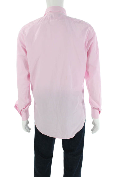 Ralph Lauren Black Label Mens Long Sleeve Button Up SHirt Pink Size 16/175