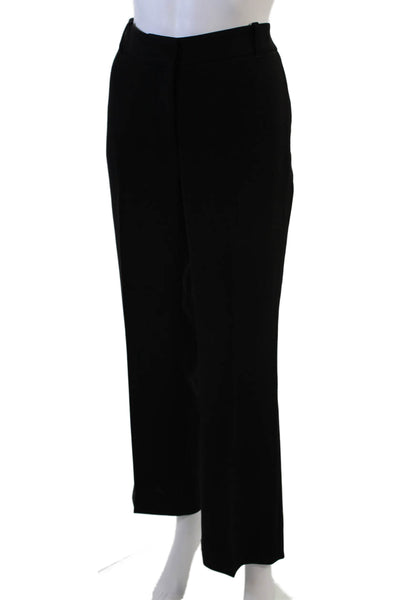Hobbs London Womens High Rise Creased Wide Leg Dress Pants Black Size 6