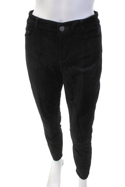 Armani Collezioni Womens High Rise Pleated Trouser Pants Gray Wool Size 10