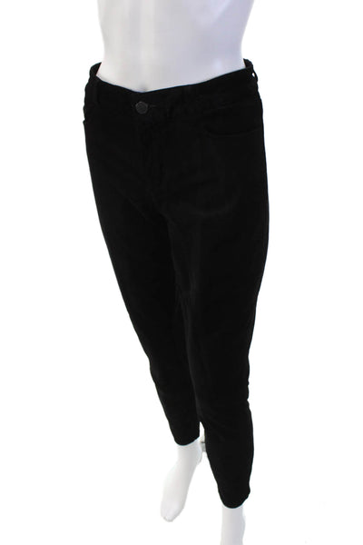 Armani Collezioni Womens High Rise Pleated Trouser Pants Gray Wool Size 10