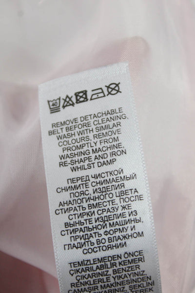 Principles By Ben De Lisi Womens Scoop Neck Floral Shift Dress Pink Black 14