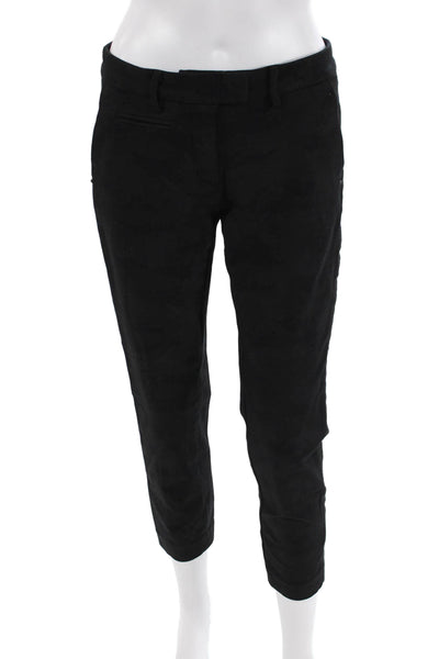 Masons Womens Camouflage Print Mid Rise Skinny Leg Pants Black Size EUR 38