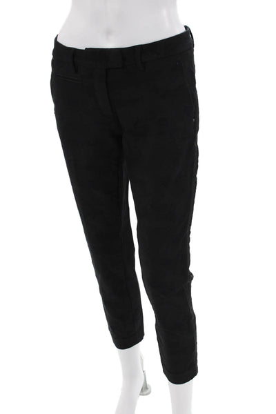 Masons Womens Camouflage Print Mid Rise Skinny Leg Pants Black Size EUR 38
