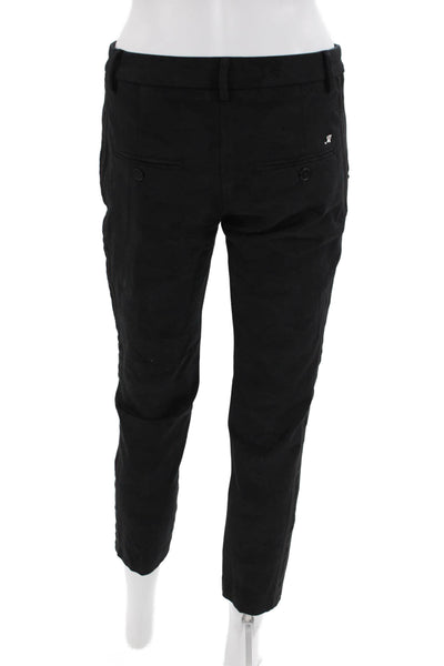 Masons Womens Camouflage Print Mid Rise Skinny Leg Pants Black Size EUR 38
