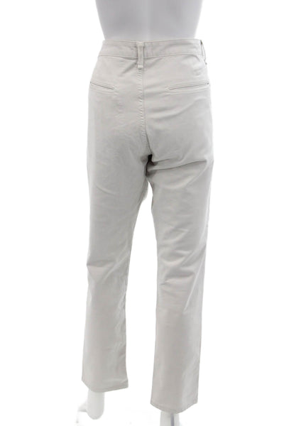 Rag & Bone Mens Cotton Zip Button Straight Leg Casual Pants Khaki Size EUR 32