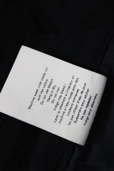 Rag & Bone Womens Cotton Blend Mid-Rise Five Pocket Skinny Pants Black Size 27