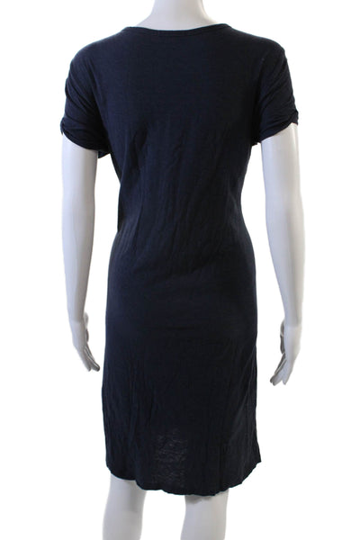 Standard James Perse Womens Cotton Short Sleeve Mini T-Shirt Blue Size 3