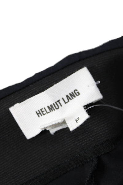 Helmut Lang Womens Elastic Waist Darted Slip-On Office Leggings Black Size P