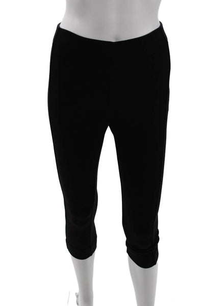 Rag & Bone Womens Elastic Waist Slip-On Darted Cropped Dress Pants Black Size XS