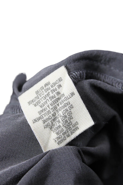 Elizabeth and James Womens Elastic Drawstring Tied Jogger Pants Gray Size 4