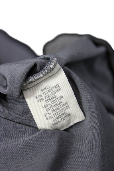 Elizabeth and James Womens Elastic Drawstring Tied Jogger Pants Gray Size 4