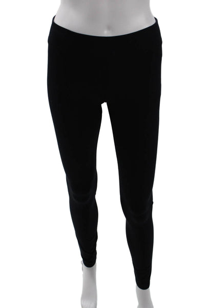 Helmut Lang Womens Elastic Waist Darted Skinny Leg Dress Pants Black Size P