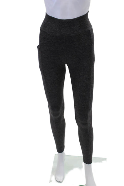 P.J. Salvage Womens Stretch Mid-Rise Skinny Lounge Pants Gray Size S