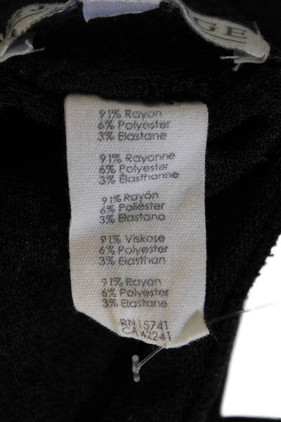 P.J. Salvage Womens Stretch Mid-Rise Skinny Lounge Pants Gray Size S