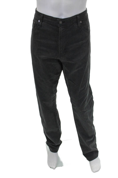 AG Adriano Goldschmied Mens Everett Slim Straight Leg Pants Gray Size 38X34