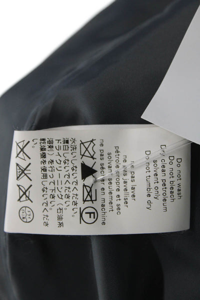 Maille Womens Pull On Knee Length A Line Skirt Gray Black Ombre Wool Size Small