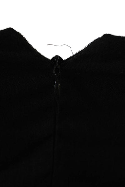 Bec & Bridge Womens Linen Rouched Detail Wide Legged Jumpsuit Black Size 2
