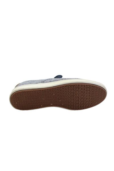 Steve Madden Womens Round Toe Lace Up Low Top Fashion Sneakers Navy Size 10
