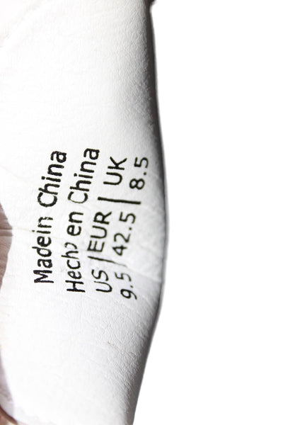 Steve Madden Madden for Men Mens Square Toe Slip On Loafers White Size 9.5