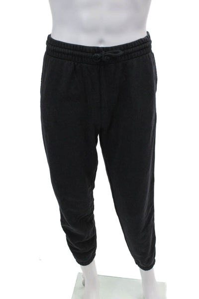 TNA Airy AF Mens Drawstring Waist Sweatpants Black Cotton Size Large