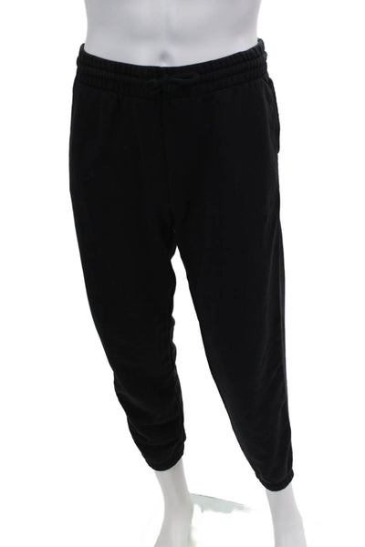 TNA Airy AF Mens Drawstring Waist Sweatpants Black Cotton Size Large