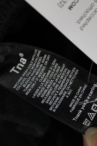 TNA Airy AF Mens Drawstring Waist Sweatpants Black Cotton Size Large