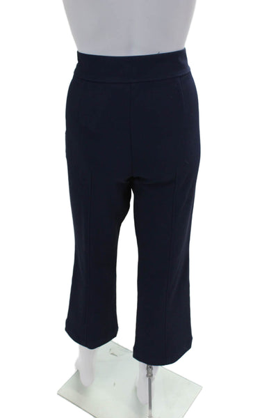 Jason Wu Womens Womens Tailored Cropped Flare Leg Trouser Pants Blue Size 6