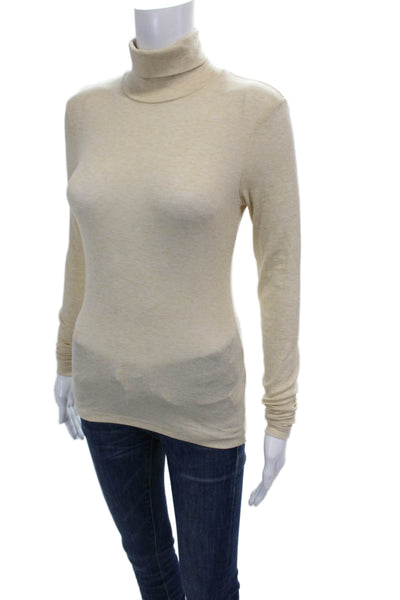 Stockholm Atelier & Other Stories Womens Turtleneck Blouse Beige Size 0