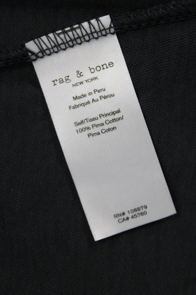 Rag & Bone Jean Womens Colorblock Long Sleeve T Shirt Gray Size XS