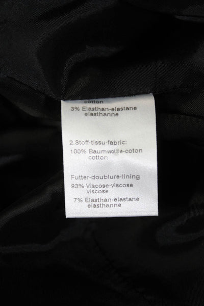 Akris Punto Womens Sleeveless V-neck Lined Midi Zip Dress Black Size M