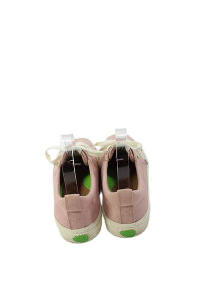 Cariuma Womens Lace Up Cap Toe Canvas Low Top Sneakers Pink Size 8