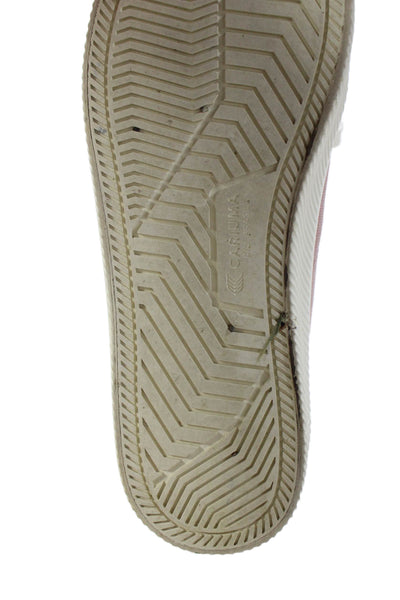 Cariuma Womens Lace Up Cap Toe Canvas Low Top Sneakers Pink Size 8