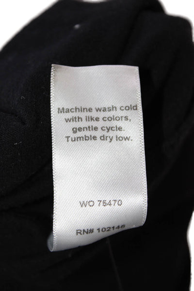 Michael Stars Womens Cotton Sleeveless Rouched Side Maxi Dress Black Size XS