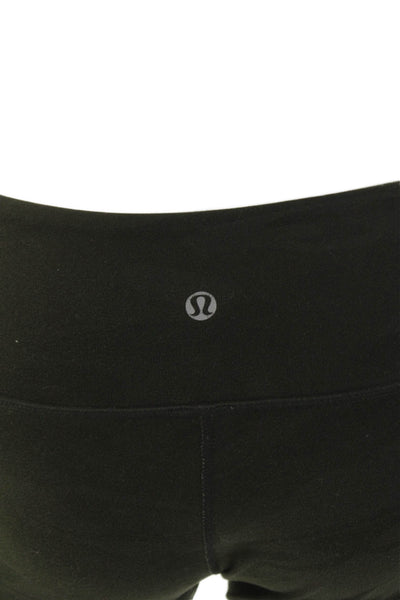 Lululemon Womens High Waisted Camouflage Print Capri Leggings Green Size S