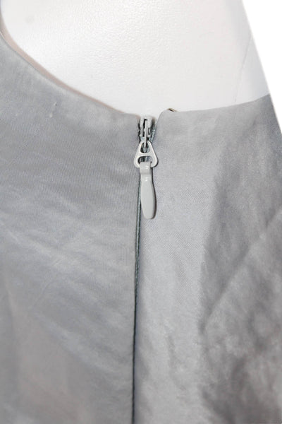 Chi Chi Womens Cowl Neck Spaghetti Strap Side Slit Dress Light Blue Size 4